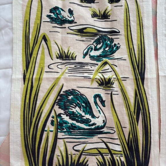 Lot of 2 Vintage Nature Themed Hand Towels - Picture 4 of 14